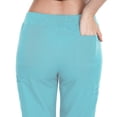 thumbnail image 6 of felwors Women's Scrub Cargo Jogger Pants Medical Workwear Bottoms with 5 Pockets, Lightweight Ultra Soft 2-Way Stretch Fabric (Light Blue, S), 6 of 7