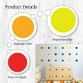 thumbnail image 3 of Decalcomania 42 Pieces 3" Polka Dots Wall Sticker Circle Wall Decal for Kids Bedroom, Classroom, Playroom Decor - Removable Vinyl Wall Stickers Dots 7 Primary Colors, 3 of 7
