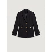 Karen Millen Military Single Breasted Blazer - Black, 8