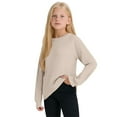 thumbnail image 3 of EnJoCho Children’s Round Neck Sweater with Pockets, Loose Fashionable Comfortable Casual Knit Top for Kids 3-14 Years Fall Outfits, 3 of 7