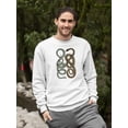 thumbnail image 2 of Antique Snakes Iv. Sweatshirt Men -Vision Studio Designs, Male 4X-Large, 2 of 4