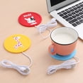 thumbnail image 3 of Calefacción eléctrica calentada, tazas, bebida, té, café, calentador, almohadilla térmica, silicona (amarillo) oso de fresa Electrónica, 3 of 4