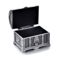 thumbnail image 2 of Vintage Pewter Tooth Fairy Treasure Chest Box, 2 of 5