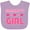 Lavender, variant on Inktastic Grammy's Girl Granddaughter Girls Baby Bib