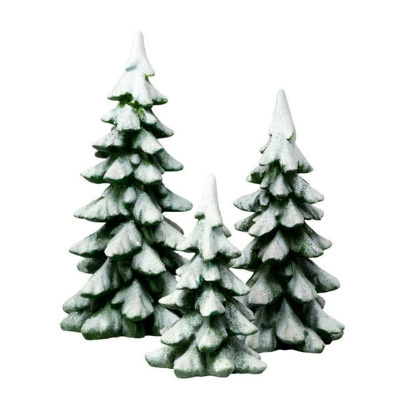 Departamento 56 Accesorios para aldeas Figura accesoria Winter Pines ¿Verde encendido? Pa?K