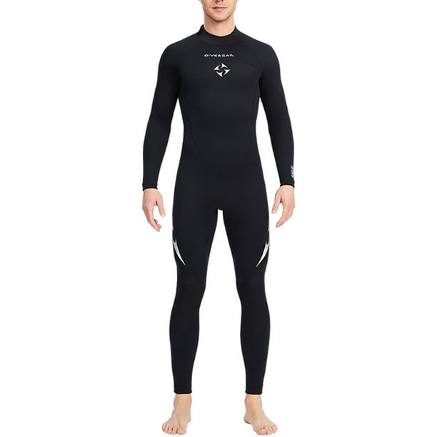Eigraketly BUCEO SAIL 3MM Trajes de neopreno SCR Traje de buceo de neopreno Traje de baño Resistente al desgaste Traje de surf con protección para Deportes acuáticos Negro S Eigraketly OD003296-01