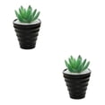 thumbnail image 1 of Naiovety Bonsái Artificial paisaje interior simulación decorativa suculenta miniatura Mini plantas adornos de arreglo de escritorio Tipo 1 2piezas, 1 of 6