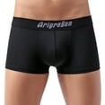 thumbnail image 3 of Mens Underwear Men's Underwear Swim Trunks Mid-waist Smooth Men's Boxer Swimming Shorts, 3 of 9