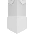 thumbnail image 5 of Ekena Millwork 12"W x 9'H Craftsman Classic Square Non-Tapered Chevron Modern Fretwork Column w/ Standard Capital & Standard Base, 5 of 8