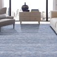 thumbnail image 5 of Striped Tonal Area Rug Blue Tones 5'6" X 8'6" 6' x 9' Entryway, Living Room, 5 of 5