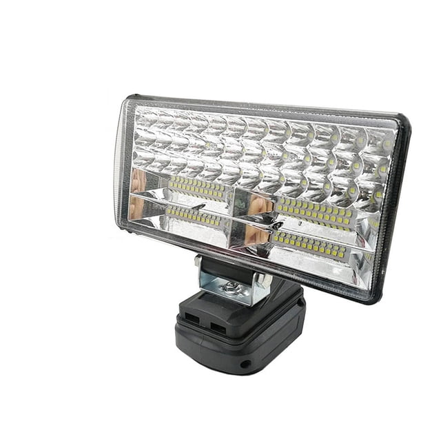 18V 3/5/8inch LED Tool Lamp Work Light For 18V Lithium Battery Outdoor Flashlight Portable Lantern Dual USB