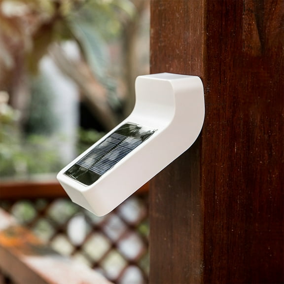 Solar Deck Lights,Stair Waterproof Color Changing Solar Lights Pool Side Outdoor for Fence,Pool,Step,Patio,Backyard,White