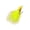 Yellow Single, variant on Youthyao 1/3pcs Steel Jigs Hook Foam Head Streamers Fly Fishing Fly for Saltwater Floating Lure Baits Fishing Accessories