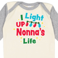 thumbnail image 4 of Inktastic Christmas I Light Up Nonna's Life Boys or Girls Long Sleeve Baby Bodysuit, 4 of 5