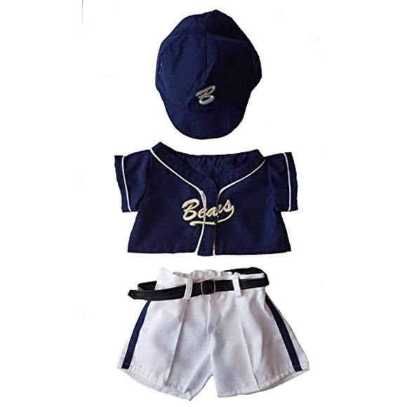 Traje de uniforme de béisbol, ropa de osito de peluche para