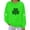 Green, variant on St Patrick Sweatshirt Clover Print Pullover Tops Irish Clothing Irish Shamrock Graphic Green Shirts Irish Shirt Shamrock Sweatshirt St Patricks Day Apparel Dark Green L
