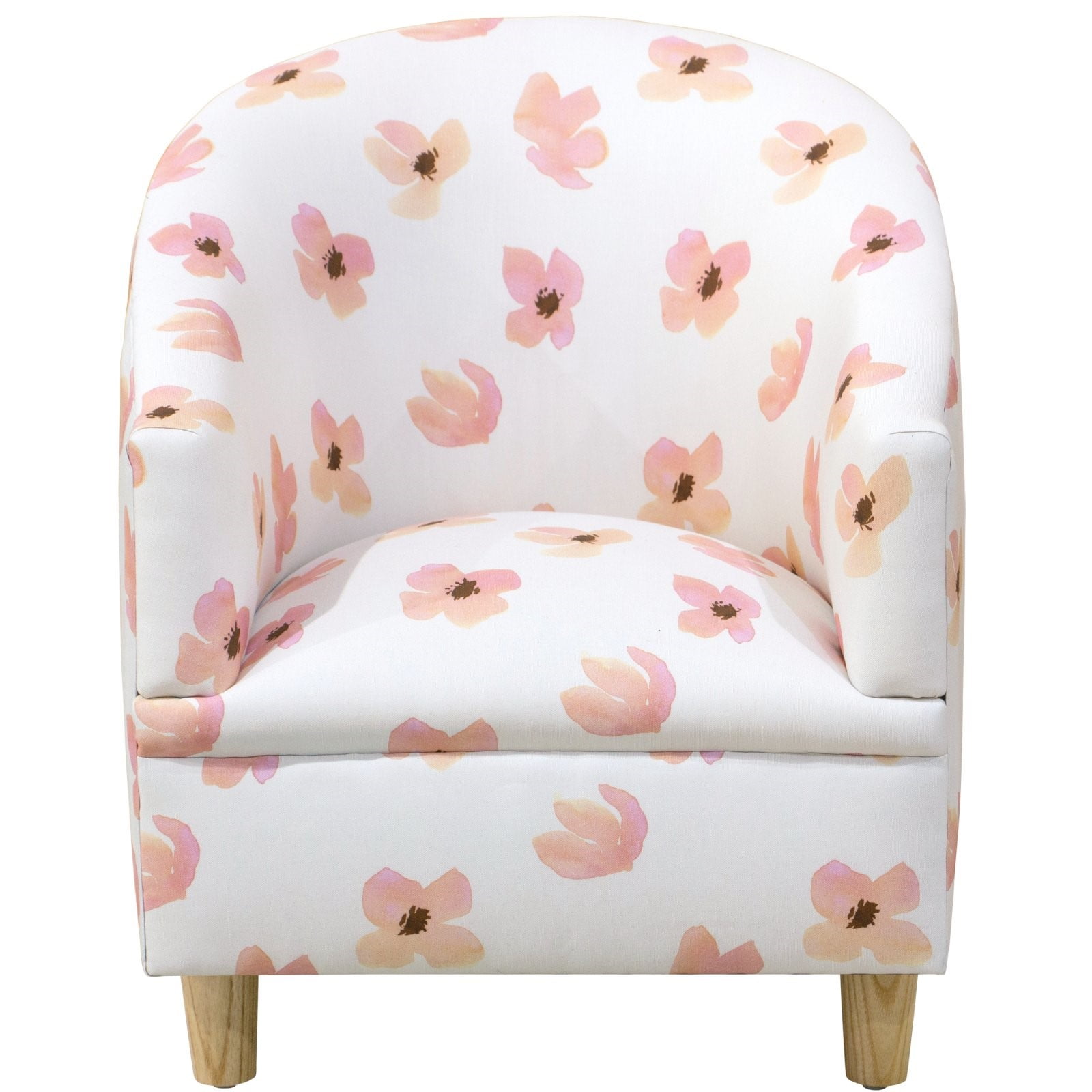 Kid's Tub Chair in Floating Petals Pink