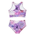 thumbnail image 2 of Soluvd Purple Vacay Sporty Bikini Set, 2 of 6