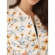thumbnail image 5 of Chaqueta bomber para mujer Inspire Chic, corte slim, ligera, con cremallera, talla XL, color albaricoque y azul, 5 of 5