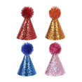thumbnail image 1 of 4 piezas de sombreros de fiesta de cumpleaños para perro, gato, mascota, sombreros reutilizables, mini sombreros de fiesta Estilo B, 1 of 8