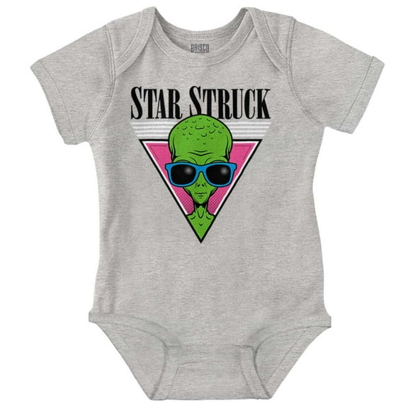 Alien Sunglasses Cool Funny UFOs Romper Boys or Girls Infant Baby Brisco Brands 12M