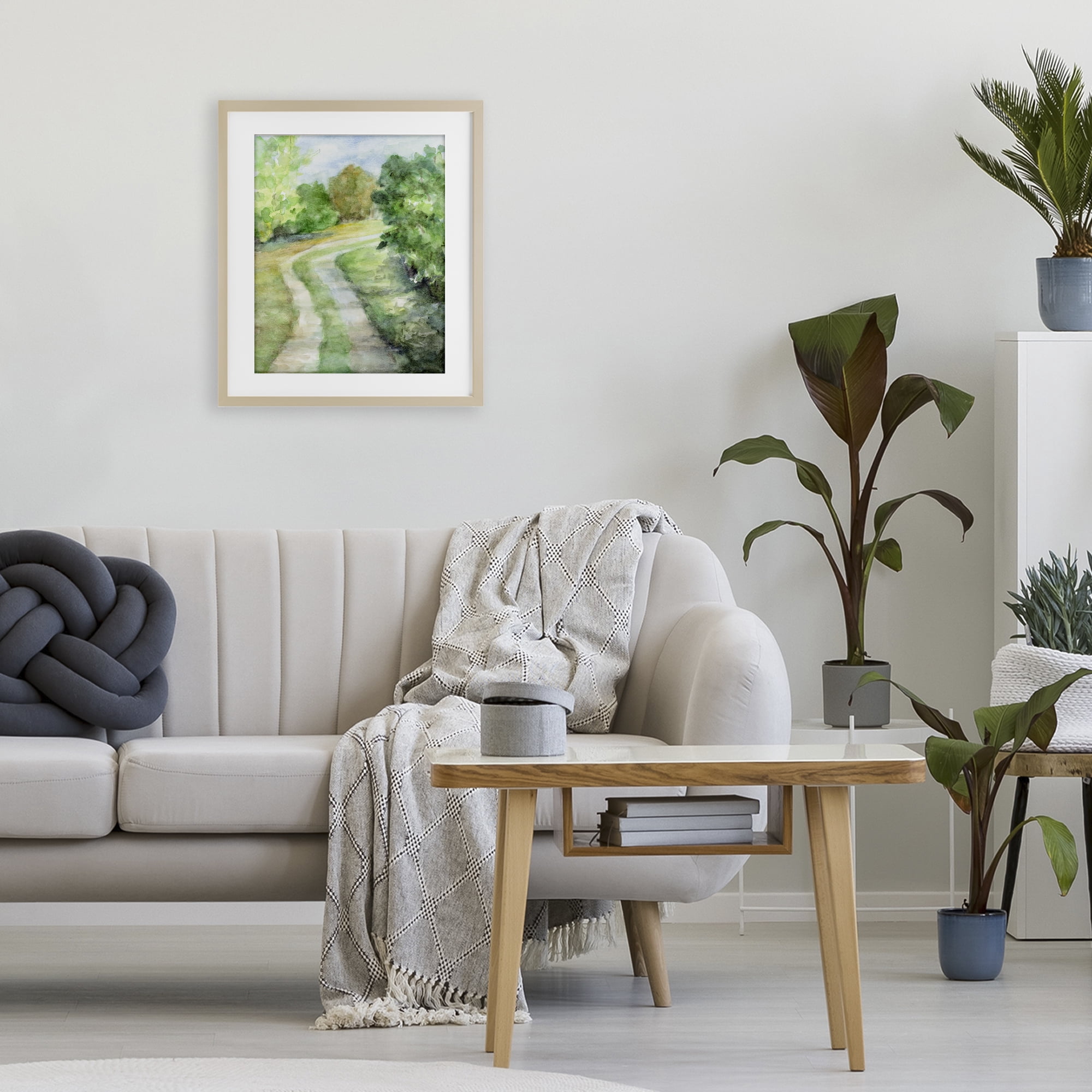 Stupell Industries Around The Bend Birch Framed Print Under Glass, design by Lanie Loreth
