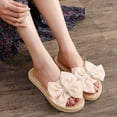 thumbnail image 6 of VerPetridure Women's Sandals Slippers Imitation Straw Espadrille Beach Flat-heel Clip-on Women's Slippers, 6 of 7