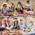 thumbnail image 6 of Neasyth 2Pack Divided Rotating Serving Tray with Lid & Handle for Fruits Snacks Veggie Charcuterie, Snackle Box Container, 6 of 8