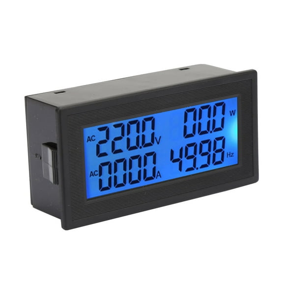 6 In 1 Multi-Function Volt AMP Meter, LCD Digital Voltmeter, Multimodal For Family Experiment Industrial