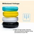 thumbnail image 4 of 6 Pcs Retainer Case With Vent Holes Tight Snap Lock Orthodontic Mouth Guard Denture Container Assorted Colors, 4 of 7