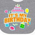 thumbnail image 4 of Inktastic It's My Birthday Boys or Girls Baby Bib, 4 of 4