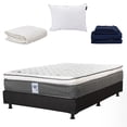 thumbnail image 1 of Colchón Matrimonial Spring Air Phantom + Box Belu + Sábanas Softy + Almohada One + Protector, 1 of 8