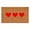 Red, variant on Calloway Mills Trio Hearts Doormat, 24" x 36"