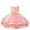 Pink, variant on Elegant Flower Girls Wedding Party Pageant Dress For Baby Toddler 3 To 9 Years With Bow And Butterfly Detail Red,6-12 Months