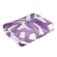 thumbnail image 4 of Polyester Long Towel Multi-Size Water Absorption Good Bright Fluffy Soft For Bathroom Swimming Pool Beach Outdoor Travel Mediumpurple Moroccan Trellis Hand-Drawn Sketch_1, 4 of 8