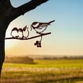 thumbnail image 4 of Metal Bird Tree Decoration 5x5 Inches, Outdoor Garden Art, Black Paint, Powder Coated, Rust Prevention, Unique Design, Christmas / Mothers Day Gift, 4 of 4