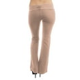 thumbnail image 3 of Vivian's Fashions Yoga Pants - Extra Long, Misses Size (Beige, 5X), 3 of 3