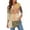 Multicolor, variant on 3/4 Length Sleeve Womens Tops V Neck Tunic Shirts Loose Curved Hem Blouses Dressy Casual