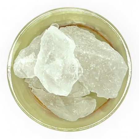 Alum Stone Natural - White Alum Crystal Rock - Piedra De Alumbre Natural - Natural Deodorant & Antiperspirant (4Oz) (113G)