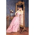 thumbnail image 2 of Auguste Toulmouche 13x18 Black Ornate Wood Framed Double Matted Museum Art Print Titled - Vanity (1870), 2 of 5