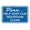 Blue, variant on Please Help Keep Our Restroom Clean Wall Door Sign - White (Large)