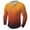 Orange, variant on VBTAPA Men's Henley Shirt Long Sleeve Gradient Printed Button T-shirt Lightweight Casual Athletic Tees Workout Muscle Shirts 2026 Red XXXL