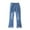 A-Blue, variant on Kids Jeans Girls Embroidered Flare Leggings for Girls with Pockets High Waisted Girls Wide Leg Pants Clothes for Girls 10-12 Y