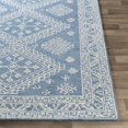 thumbnail image 2 of Hauteloom Hectorville Wool Living Room, Bedroom Area Rug - Traditional - Denim, Navy, Cream - 2' x 3', 2 of 8