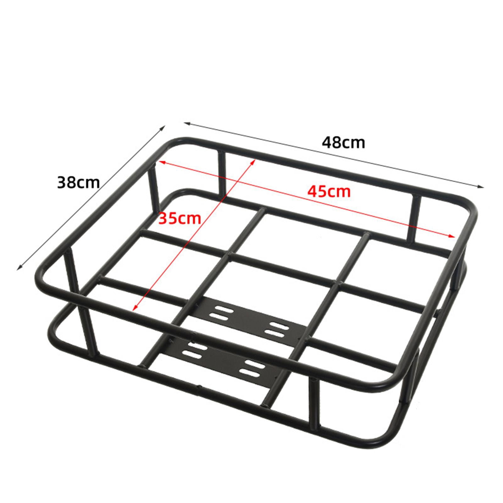 harayaa Bike Basket Bike Basket Bike Accessories Front Handlebar Front Bike Basket Rear 48cmx38cm