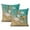 Plage Rustique Thème-Starfish-70, variante sur Décor Côtier Relaxant : Ensemble de 2 Housses de Coussin en Lin 16x16 Pouces Étoile de Mer & Corail - Parfait pour la Décoration Intérieure à Thème Plage.