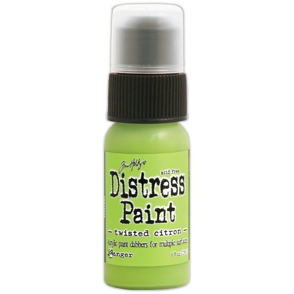 Tim Holtz Distress Paint Dabber 1oz-Twisted Citron