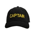 thumbnail image 2 of Top Headwear Captain Embroidered Adjustable Cap - Black, 2 of 2