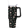 thumbnail image 2 of Christmas 40 OZ Tumbler with Handle Insulated Leakproof Christmas Snowflake Ball Travel Mug Modern Cafe Tumblers for Spring Summer Birthday Christmas for Women Men Friend Dad, 2 of 6