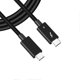 thumbnail image 3 of 40Gbps Thunderbolt 4 Cable 0.7M - 100W PD, 5K/4K Display Support, USB-C Gen 2, 3 of 5